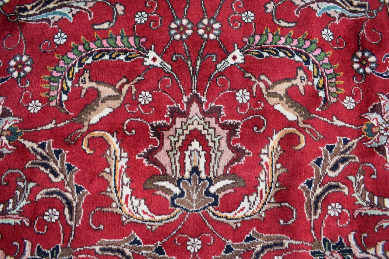 8'3 x 11 Majestic Design Pictorial Vintage Hand Knotted Oriental Wool Area Rug gallery