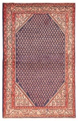 Vintage Hand-Knotted Area Rug 4’3″ x 6’8″ Traditional Wool Carpet