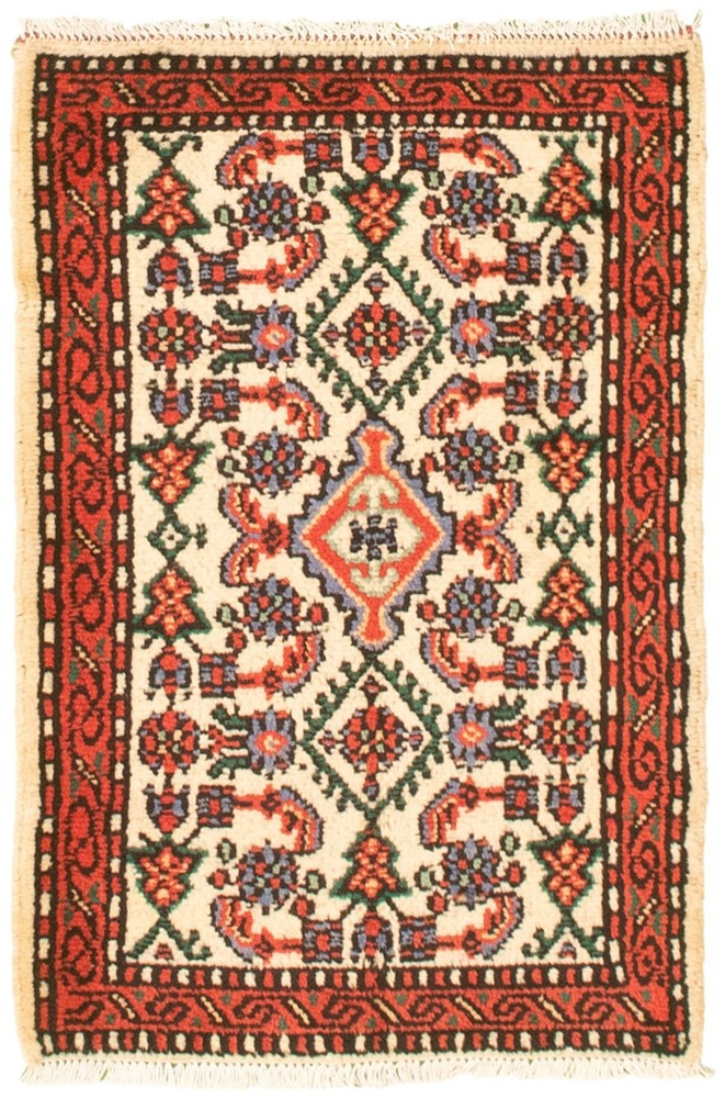 Traditional Vintage Hand-Knotted Carpet 1'10" x 2'9" Wool Area Rug