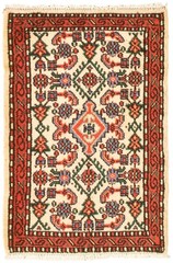Traditional Vintage Hand-Knotted Carpet 1’10” x 2’9″ Wool Area Rug