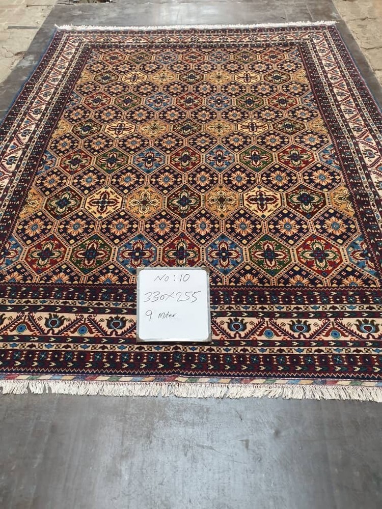 9x12ft Beautiful HandmadeAfghan Chobi Mahal Rug