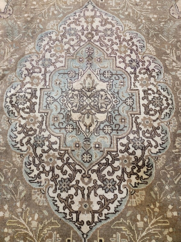 Antique Oriental Hand-Knotted Wool Area Rug Ivory/Beige/Brown 11'3" x 16'3" gallery