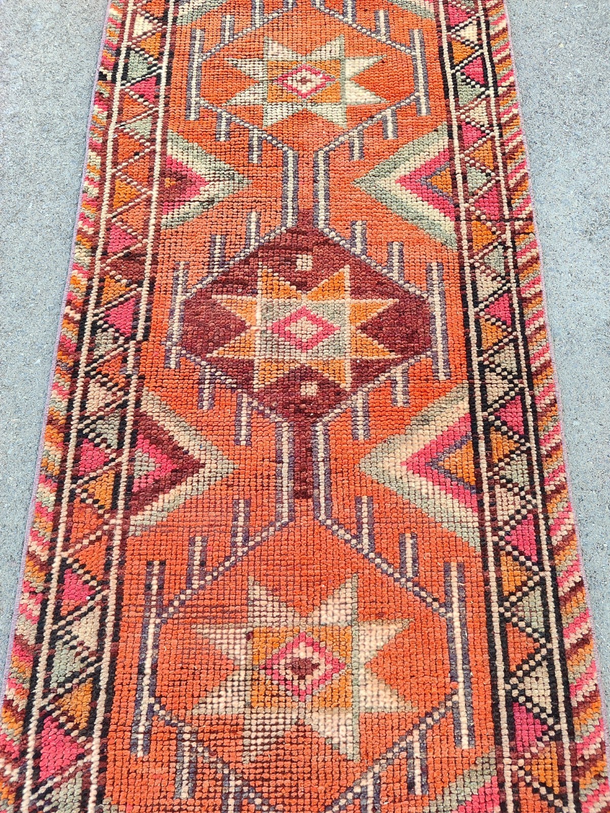 2.7 x 12 Ft, Antique rug 3x12, Turkish runner 3x13 vintage, Heriz rug, Herki rug gallery