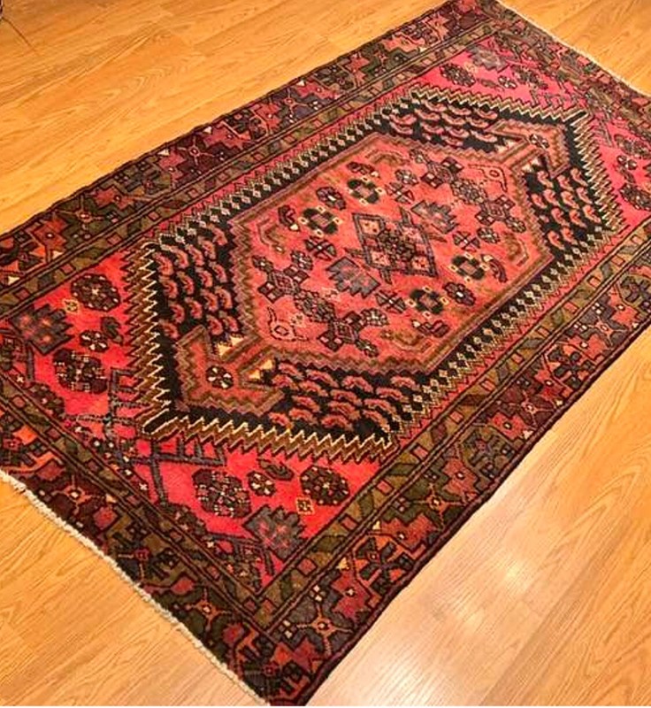 4 x 7 Handmade Village Made Kurdish Tribal Area Rug_ Natural Dye Soft Fine Wool gallery