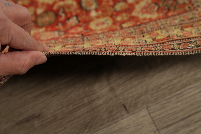 Pre-1900 Vegetable Dye Hand-Knotted Antique Rug 3x4 Navy Blue Wool Accent Carpet gallery