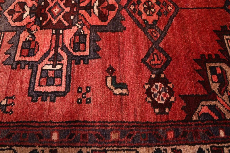 3'5" x 9'2" Vintage Hand-knotted Runner Rug Traditional Oriental Wool Carpet gallery