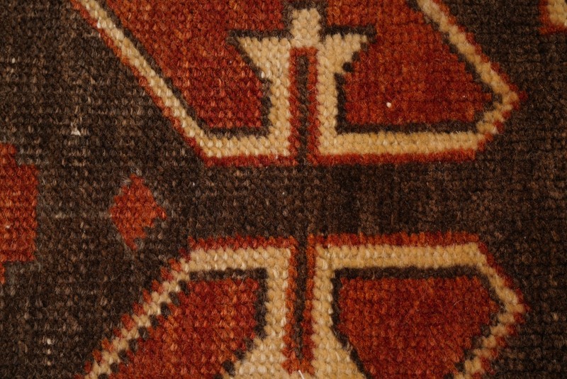 Antique Turkish Runner Rug 4x13 Vintage Neutral Handmade Old Oushak Carpet 838 gallery