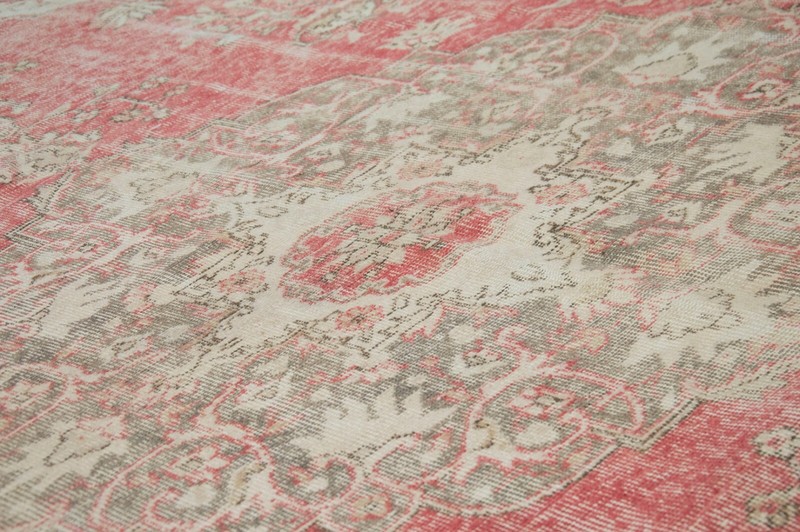 Area Rug,Oushak Rug,Turkish Rug,Vintage Rug,Turkish Oushak, 6.9 x 10.2 feet gallery
