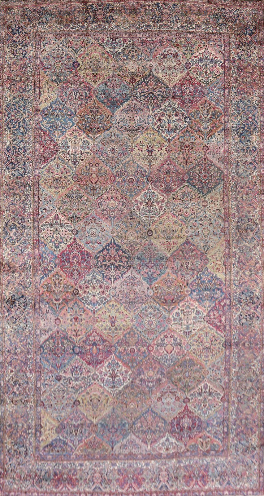 Pre-1900 Antique Vegetable Dye Area Rug 11x22 Oriental Large Wool Carpet gallery