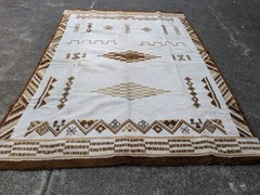 60s XXL Vintage Carpet 70s Retro Living Room 350 X 250 Mid Century N46