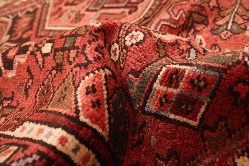 Vintage 9'6" x 12'7" Traditional Hand Knotted Vegetable Dye Wool Area Rug gallery