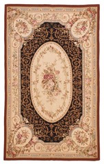 Vintage 5’1″ x 8’6″ Traditional Wool Hand Woven Oriental Area Rug