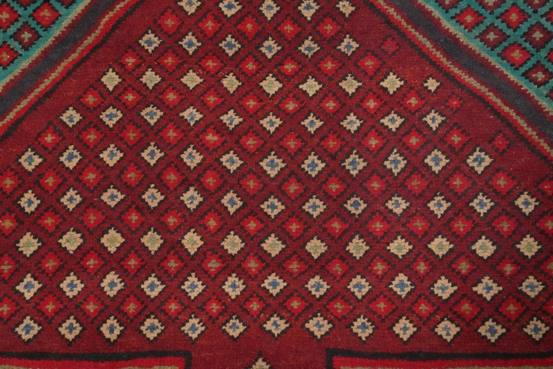 Vintage Geometric Traditional Style Area Rug 5x10 ft Hand-knotted Wool Nomadic gallery