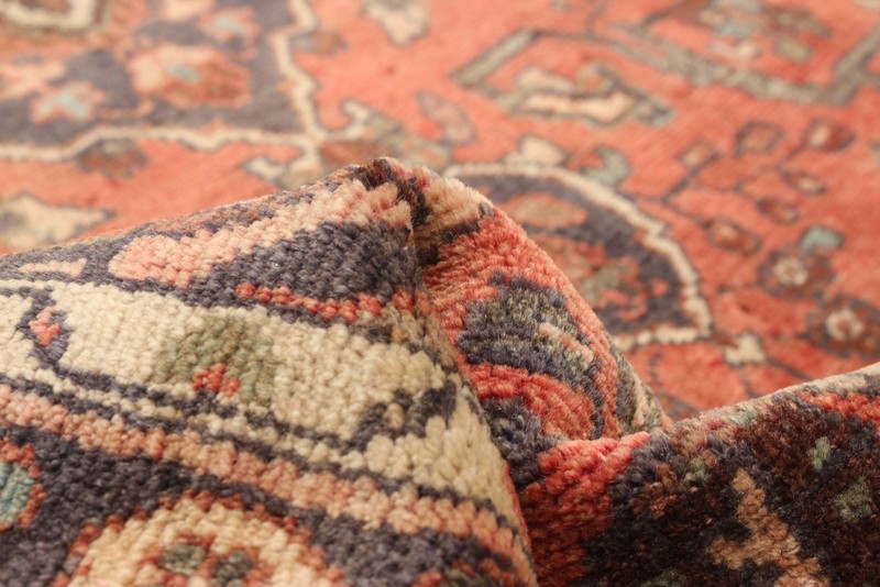 Vintage Hand-knotted Runner Rug 3'8" x 10'2" Traditional Oriental Wool Carpet gallery