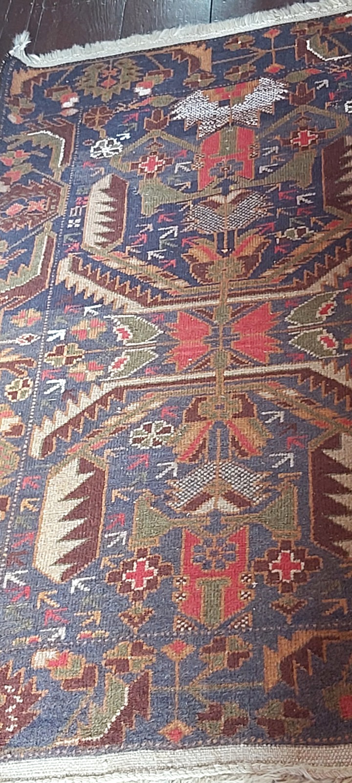 Afghan Baluchi Tribal Rug Hand-Knotted Nomad Balouch Collector 4.6 ft x 2.8 ft gallery