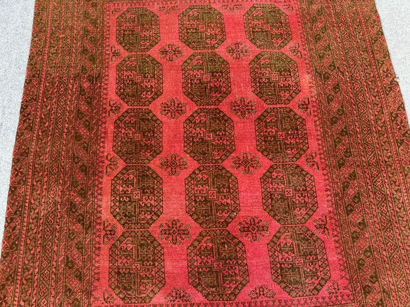 6x8 Afghan Turkmen Vintage Filpai Hand Knotted Rug | Living Room Rug Bedroom Rug gallery