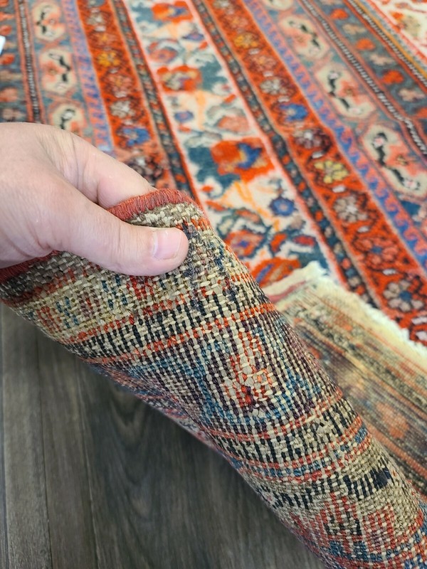 Very large Antique authentic handwoven P Mahal circa 1920s size 11'×22' gallery