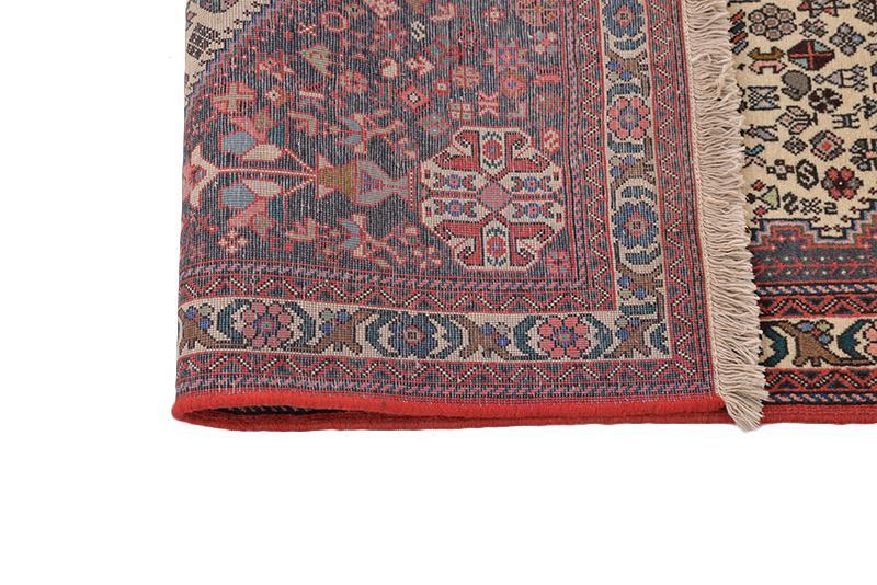 Hexagon Medallion Geometric Oriental 4' 3" x 6' 5" Pink Hand Knotted Area Rug gallery