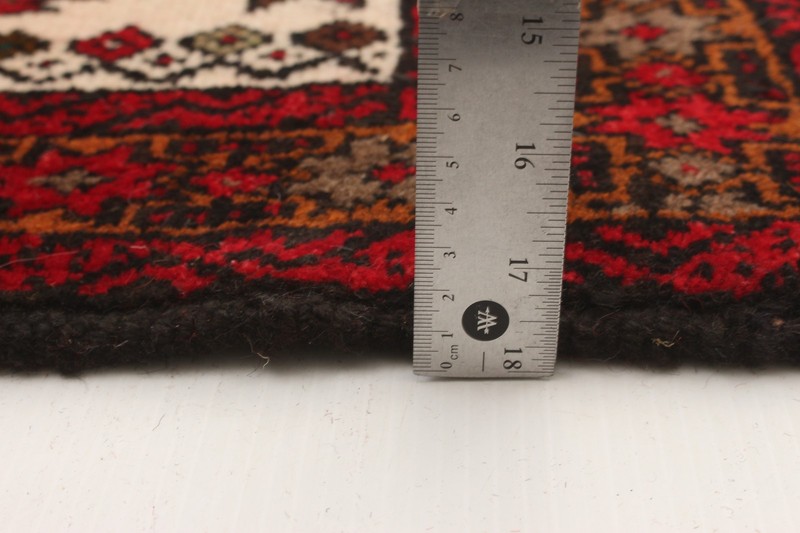 Vintage Traditional Hand-Knotted Area Rug 3'4" x 6'2" Oriental Wool Carpet gallery