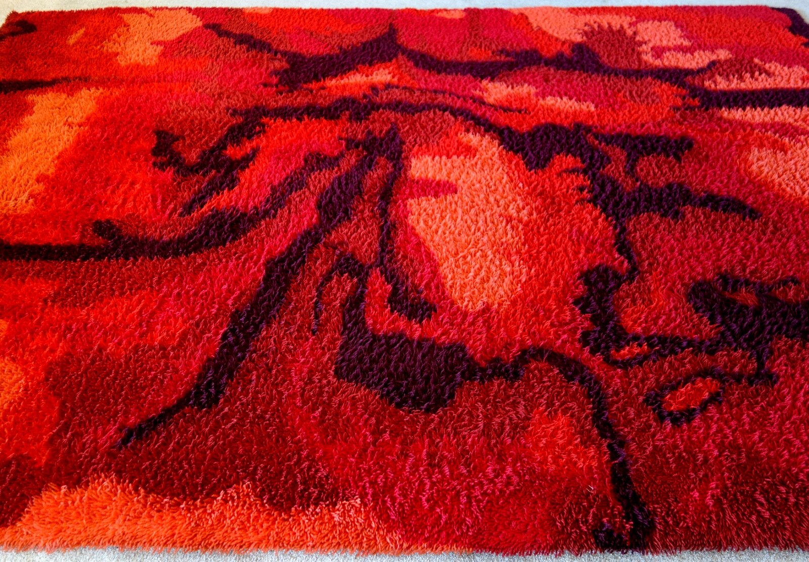 Vintage Mid Century Ege Tæpper Rya Shag Carpet, Large: 8' x 11' / 243 x 335cm gallery