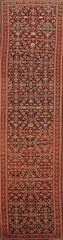 Antique Traditional Style Vegetable Dye Long Runner Rug 4×19 Hand-knotted Wool