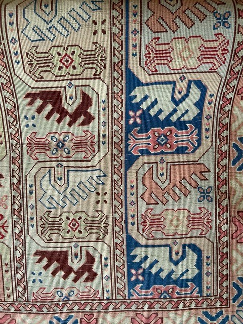 Vintage Beautiful Hand Knotted Turkish Kayseri Silk Rug , 22.5 in x 47 in gallery