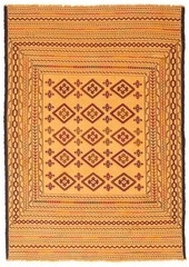 Vintage 4’3″ x 6’2″ Traditional Wool Hand Woven Oriental Area Rug