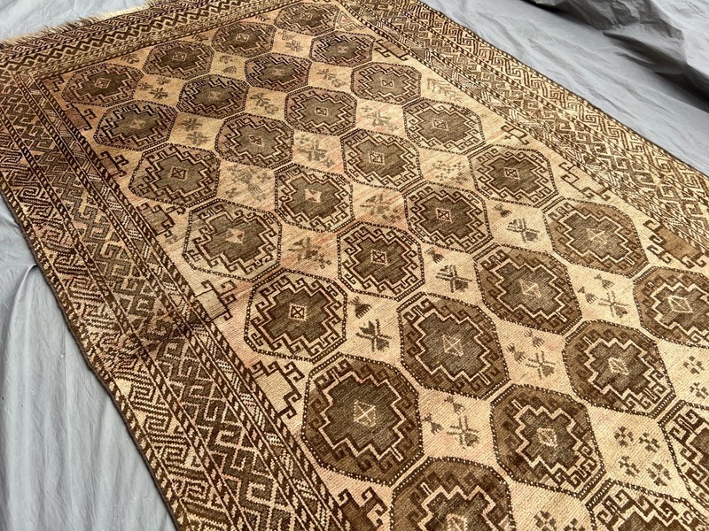 5'6 x 8'2 ft Vintage Afghan Baluchi Moroccan Style Fine Rug | Handwoven Wool Rug gallery
