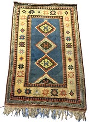 Authentic Chinese Hand Knotted Traditional Tribal Area Rug 6 x 4 Ft