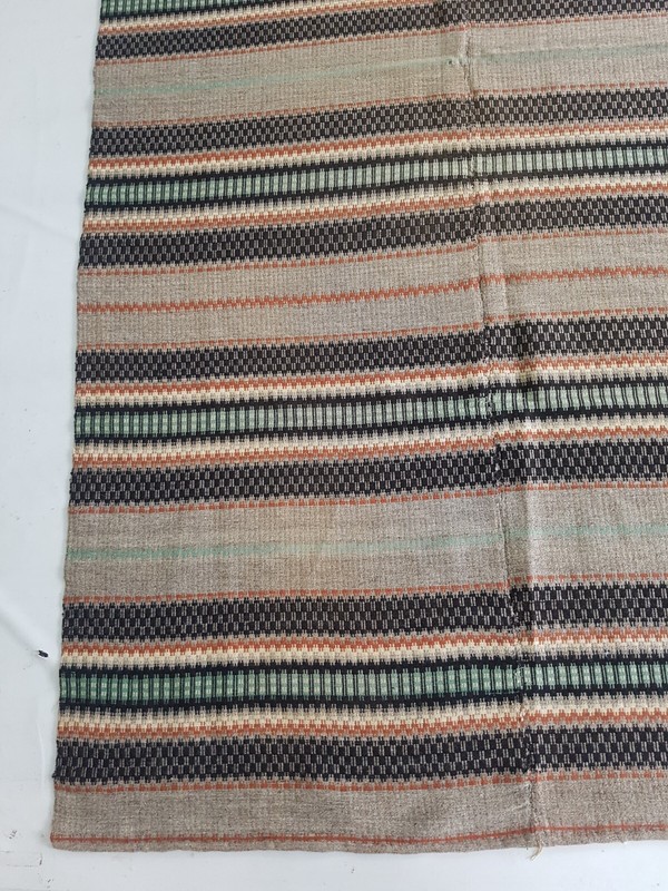 Vintage Handmade Traditional Afghani Striped Kilim Floor Rug Carpet 273x151 cm gallery