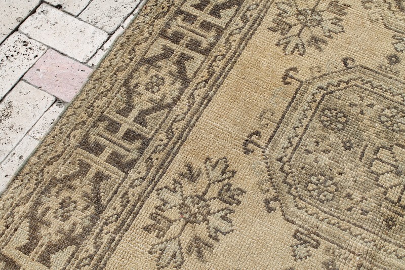 Turkish Rug 55''x148'' Vintage Oushak Mutedcolor Runner Corridor Carpet Hallway gallery