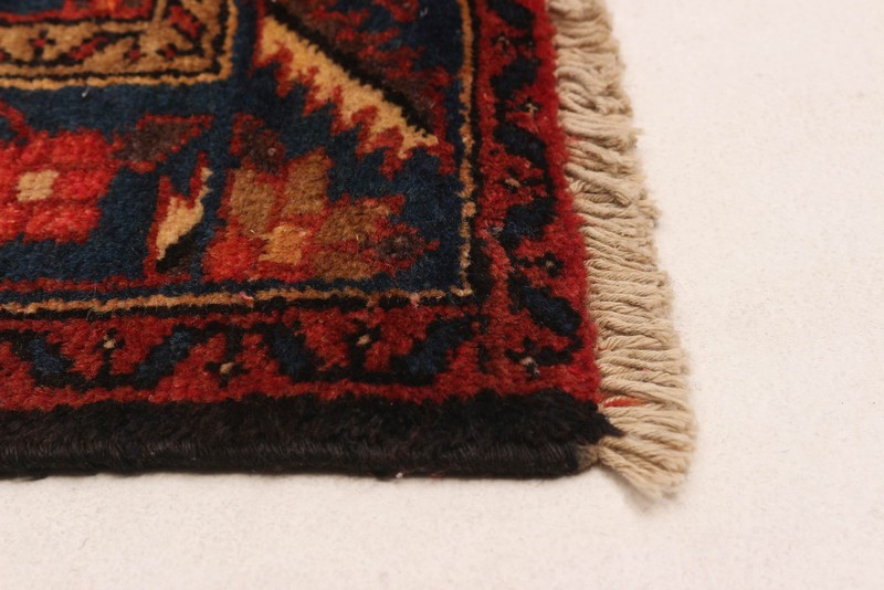 Vintage Hand-Knotted Carpet 4'3" x 6'7" Traditional Oriental Wool Area Rug gallery