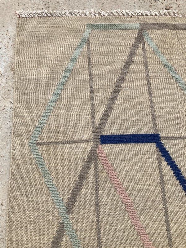 Vintage Handmade Traditional Beautiful IKEA Kilim Floor Rug Carpet 176x126 cm gallery