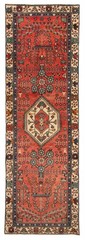 Vintage Hand-knotted Runner Rug 2’10” x 8’11” Traditional Oriental Wool Carpet