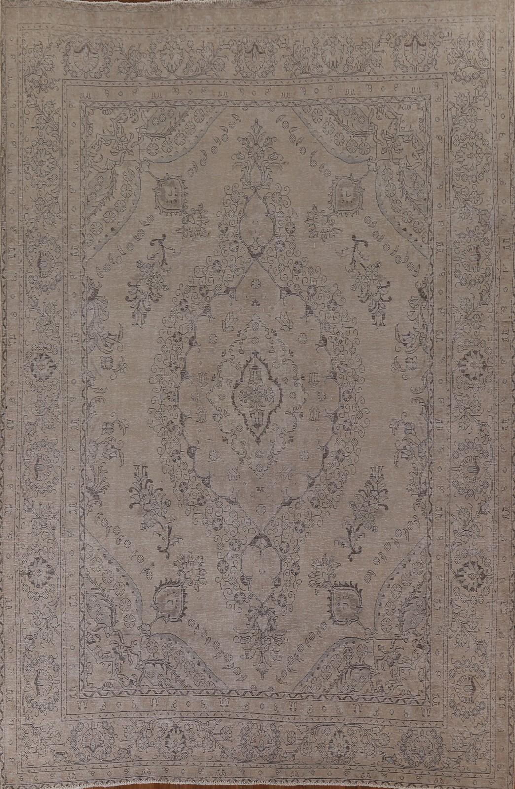 Distressed Vintage Muted Area Rug 9x13 Wool Hand-knotted Living Room Classic Rug gallery