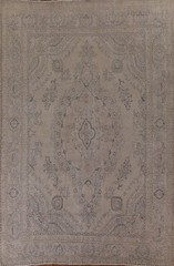 Distressed Vintage Muted Area Rug 9×13 Wool Hand-knotted Living Room Classic Rug