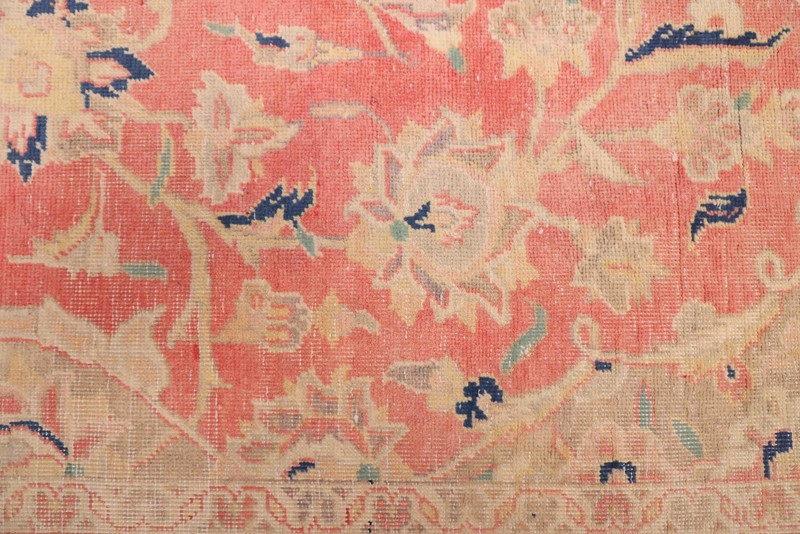 Vintage 9'2" x 13'9" Traditional Hand Knotted Vegetable Dye Wool Area Rug gallery