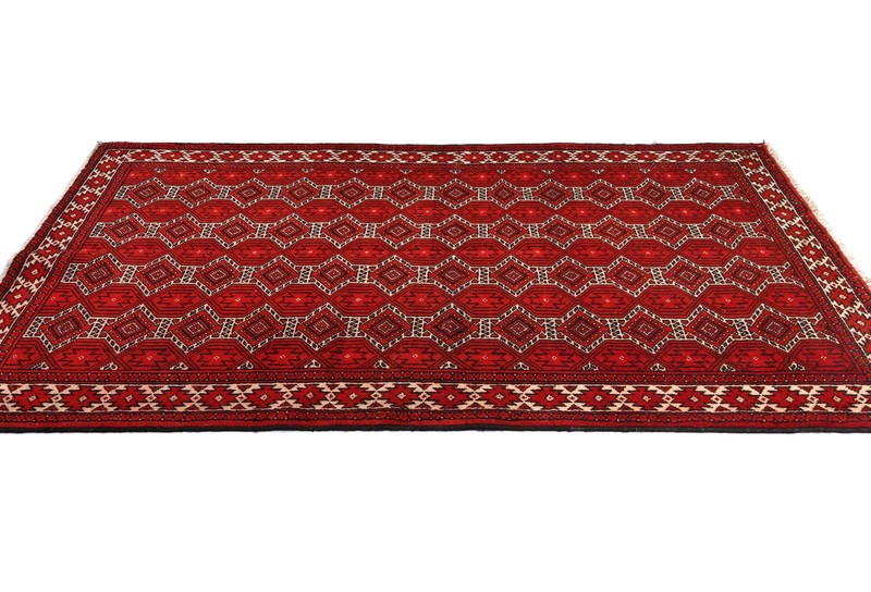 Handmade Antique Tribal Rug Allover Design Oriental Home Decor Carpet 4X6'5 ft gallery