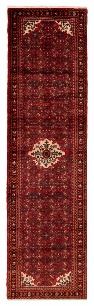 2'10" x 10'3" Vintage Hand-knotted Runner Rug Traditional Oriental Wool Carpet