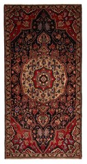 Vintage 5’7″ x 10’9″ Traditional Hand Knotted Vegetable Dye Wool Area Rug