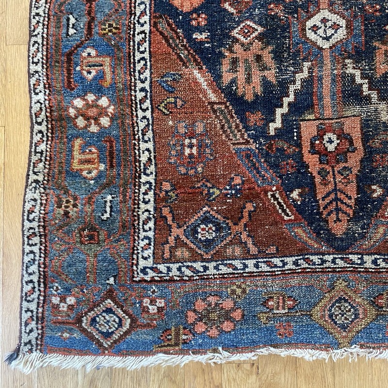 Vintage Rug 3' 4 x 5' 5 Brown Hand Knotted Tribal Oriental Rug gallery