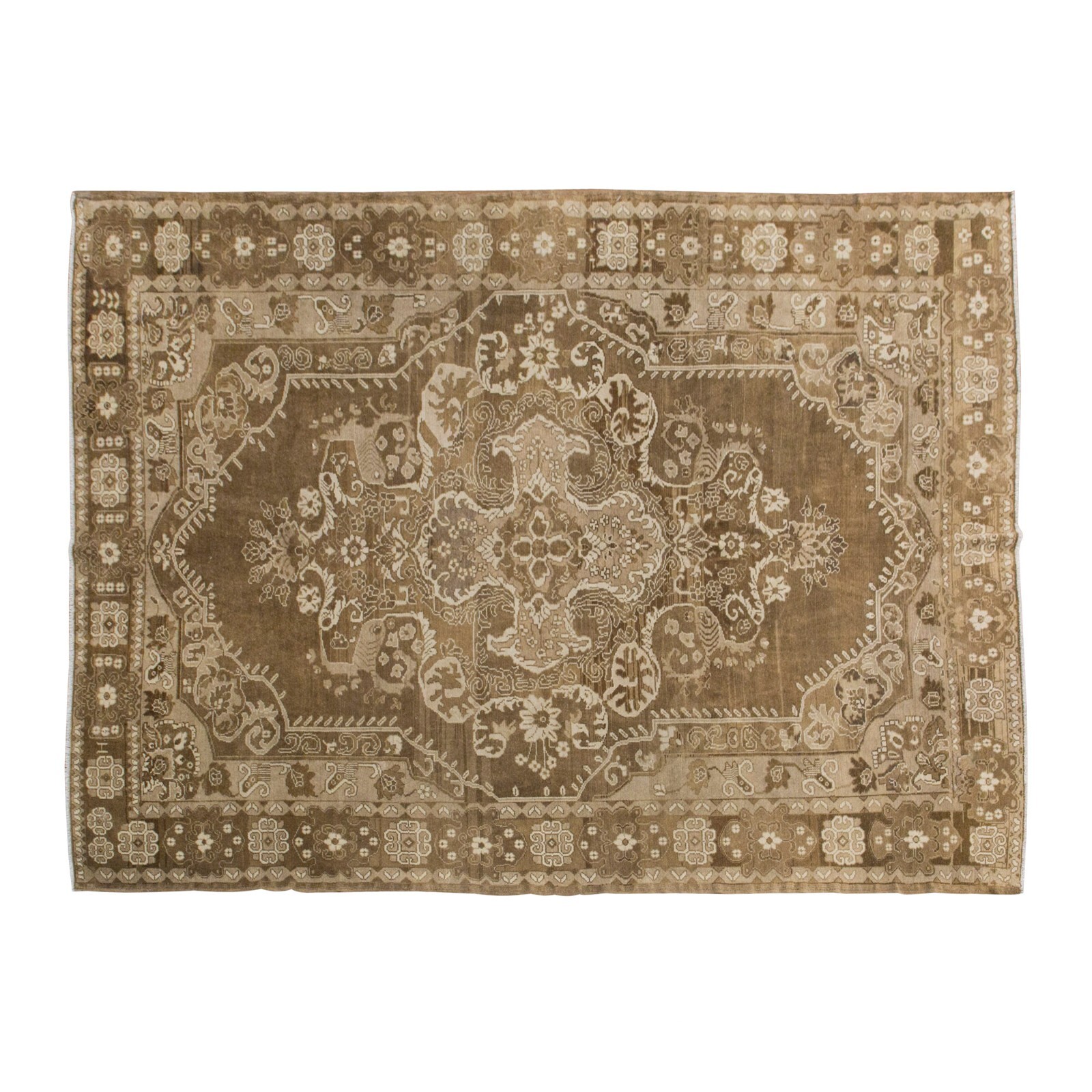 Vintage Rug, 7'9 x 10'6 feet,237 x 320 cm Oushak Rug, Antique Rug, Oriental Rug gallery