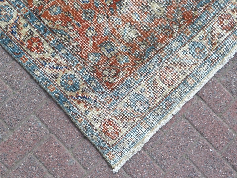 Vintage Rug, Area Rugs, Wool Rug, Handmade Turkish Carpet, Tribal Rug 44"X79" gallery