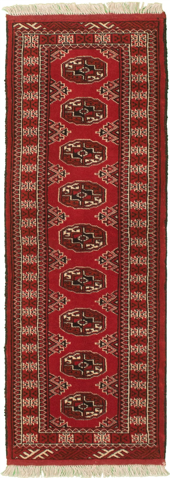 2'0" x 6'5" Vintage Hand-knotted Runner Rug Traditional Oriental Wool Carpet gallery