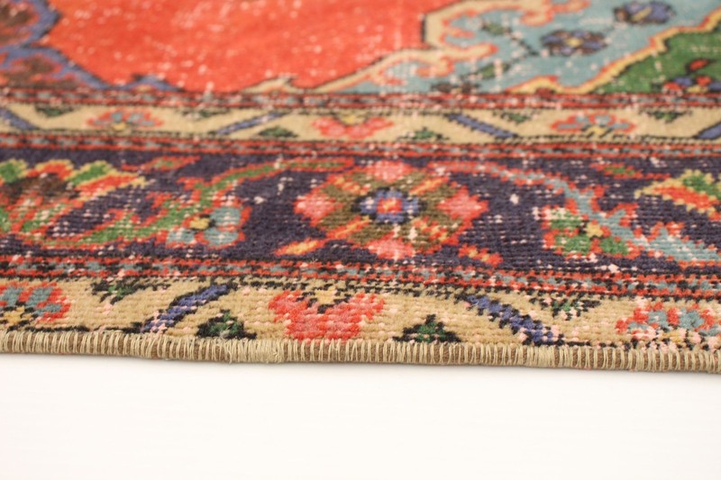 5'0" x 12'8" Vintage Hand-knotted Runner Rug Traditional Oriental Wool Carpet gallery