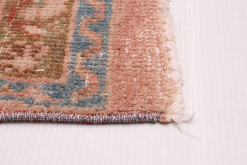 3'3" x 12'10" Vintage Hand-knotted Runner Rug Traditional Oriental Wool Carpet gallery