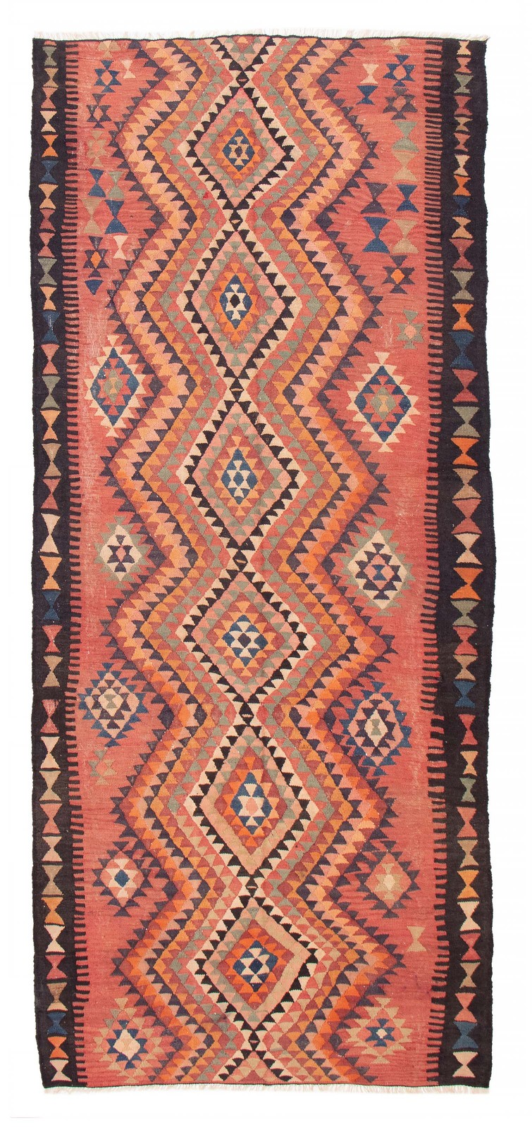 Vintage 5'8" x 11'10" Traditional Wool Hand Woven Oriental Area Rug gallery