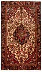 Vintage 4’9″ x 8’6″ Traditional Hand Knotted Vegetable Dye Wool Area Rug