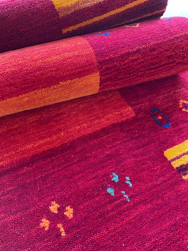 Fine Quality Handmade Nepalese Tibetan Area Rug 6'x8' Natural Dyes Wool Modern gallery