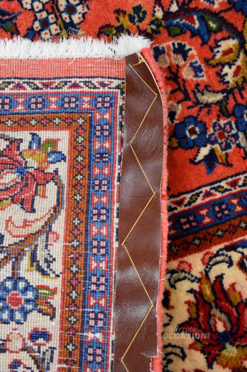 Hand Knotted Sarouk Rug 257x166 Cm Pink Blue Light Blue gallery